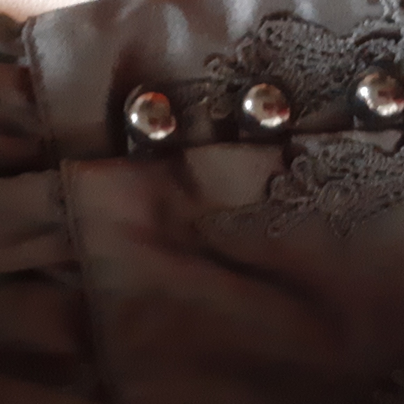 Vintage Lacey Afternoon by Shell Kepler (General Hospital) sz 12 2pc set leather - Picture 4 of 9